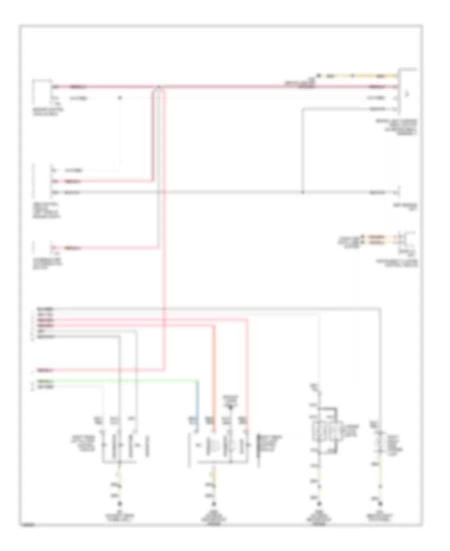 Exterior Lamps Wiring Diagram Wagon 2 of 2 for Audi A6 3 0T Avant Quattro 2010