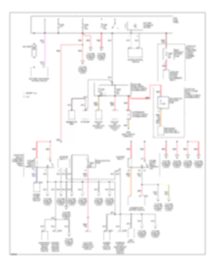 Power Distribution Wiring Diagram 1 of 6 for Audi A6 3 0T Avant Quattro 2010