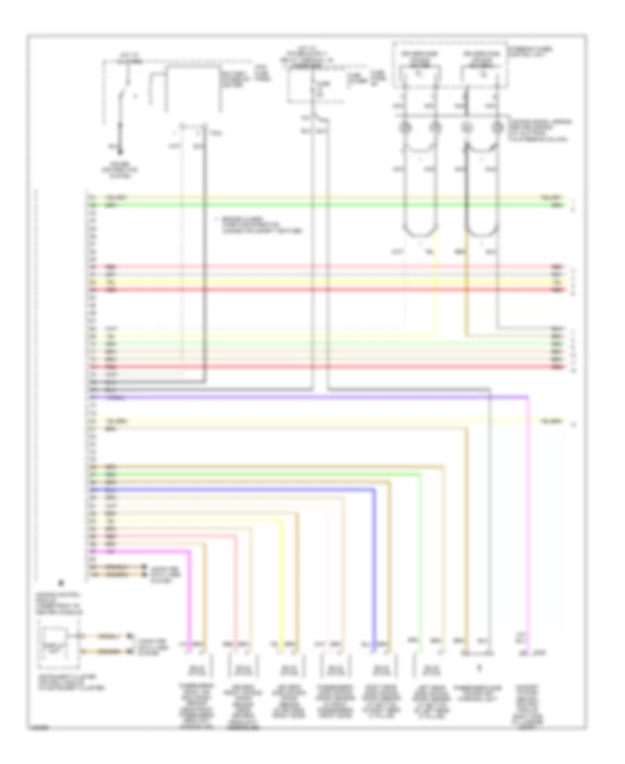 Supplemental Restraints Wiring Diagram 1 of 3 for Audi A6 3 0T Avant Quattro 2010