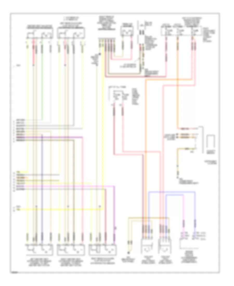 Automatic AC Wiring Diagram (2 of 3) for Audi A8 L Quattro 2007
