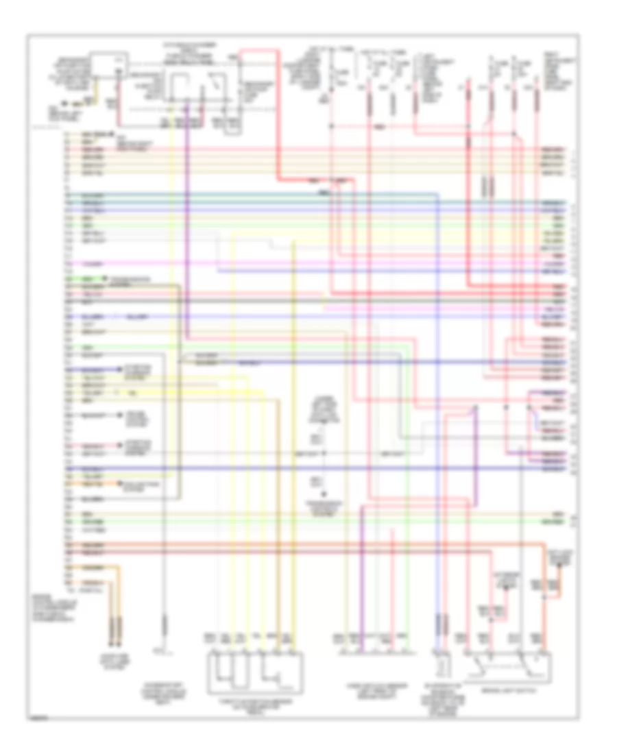 6.0L, Engine Performance Wiring Diagram (1 of 7) for Audi A8 L Quattro 2007