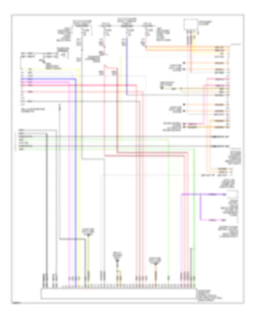 Multimedia Interface Wiring Diagram, Base Radio (4 of 4) for Audi A8 L Quattro 2007