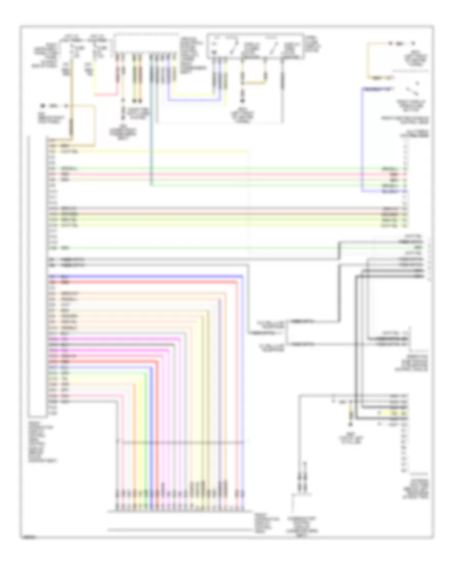 Multimedia Interface Wiring Diagram, Premium Radio (1 of 5) for Audi A8 L Quattro 2007