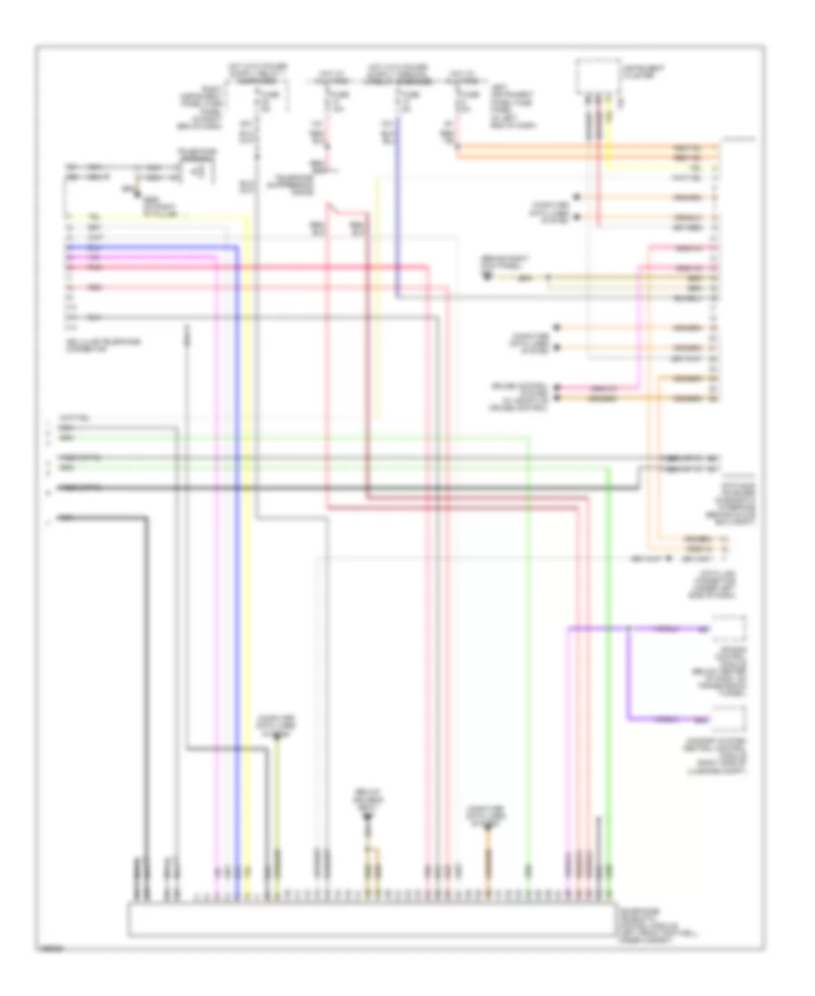 Multimedia Interface Wiring Diagram, Premium Radio (5 of 5) for Audi A8 L Quattro 2007