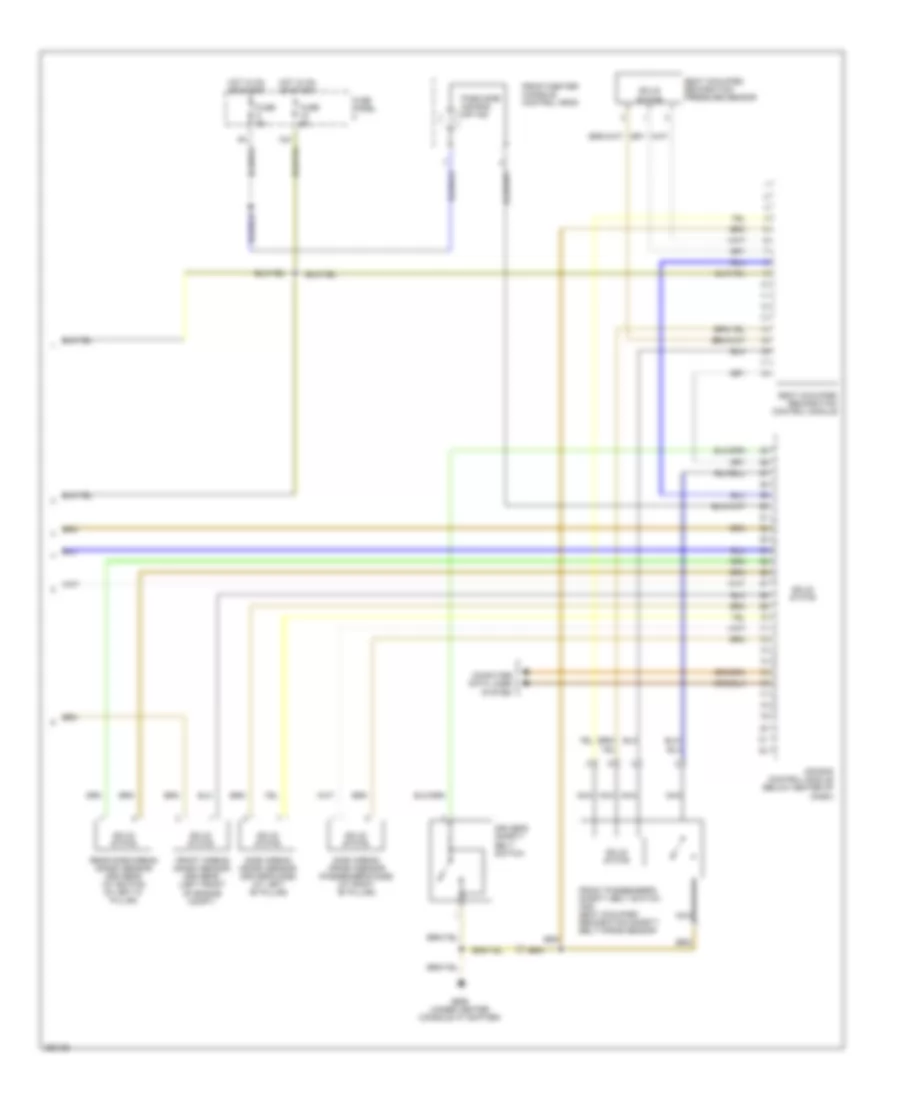 Supplemental Restraints Wiring Diagram (3 of 3) for Audi A8 L Quattro 2007