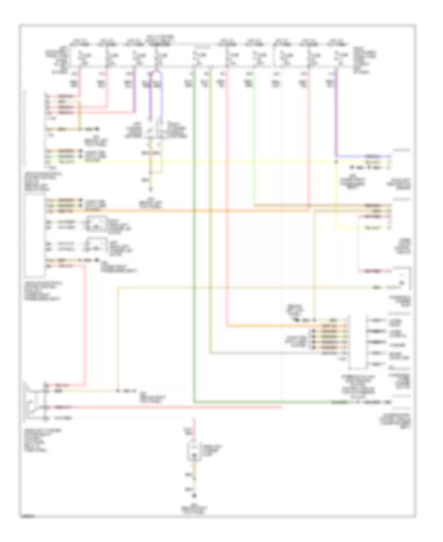 WiperWasher Wiring Diagram for Audi A8 L Quattro 2007