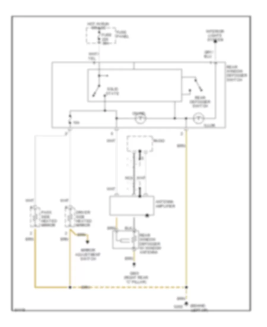 with Antenna Amplifier Wiring Diagram for Audi A4 1996