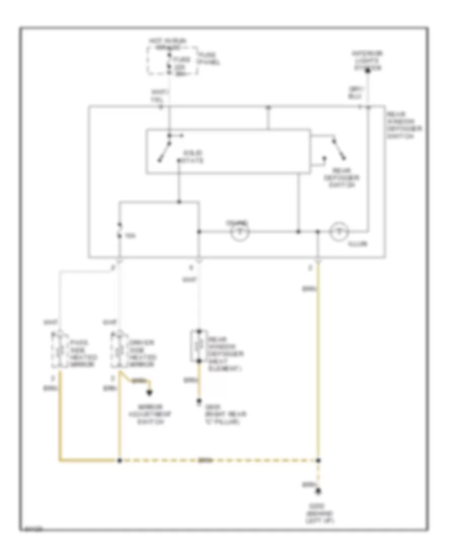 without Antenna Amplifier Wiring Diagram for Audi A4 1996