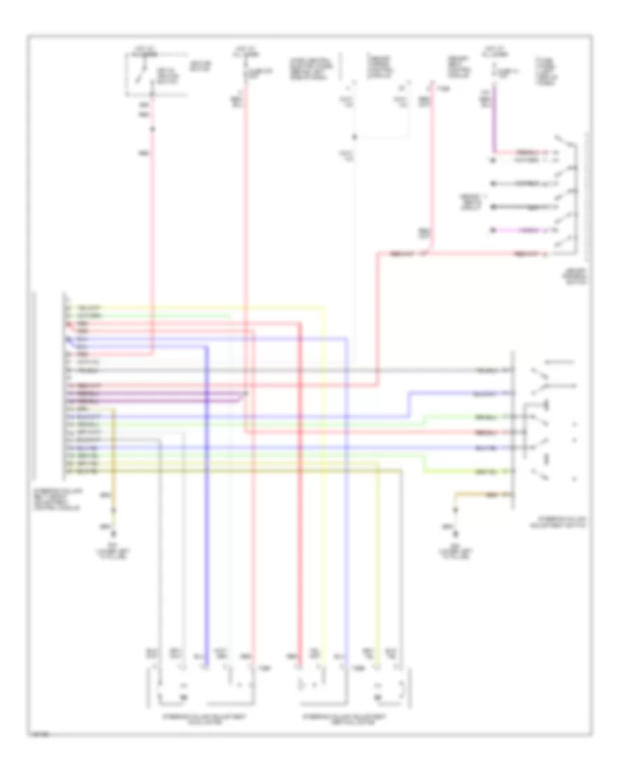 Steering Column Memory Wiring Diagram for Audi S6 Avant Quattro 2002