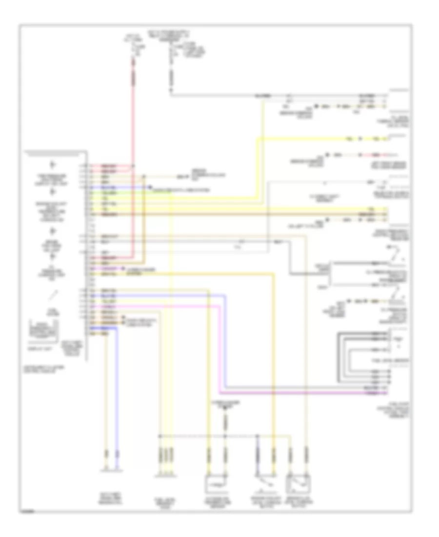 Instrument Cluster Wiring Diagram for Audi TT 2012