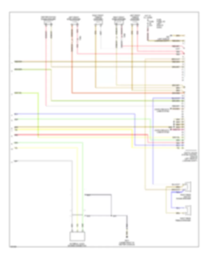 Radio Wiring Diagram, without Bose (2 of 2) for Audi TT 2012