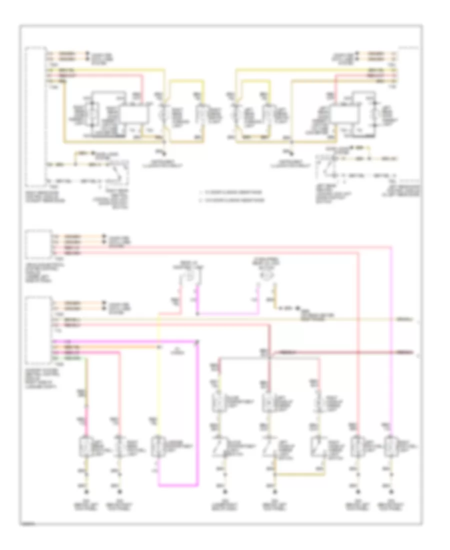 Courtesy Lamps Wiring Diagram 1 of 2 for Audi A6 3 0T Quattro 2010