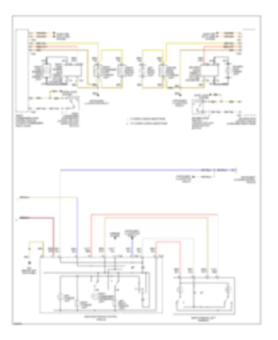 Courtesy Lamps Wiring Diagram (2 of 2) for Audi A6 3.0T Quattro 2010