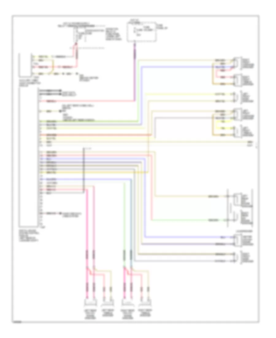Radio Wiring Diagram, with Bose (1 of 2) for Audi A6 3.0T Quattro 2010