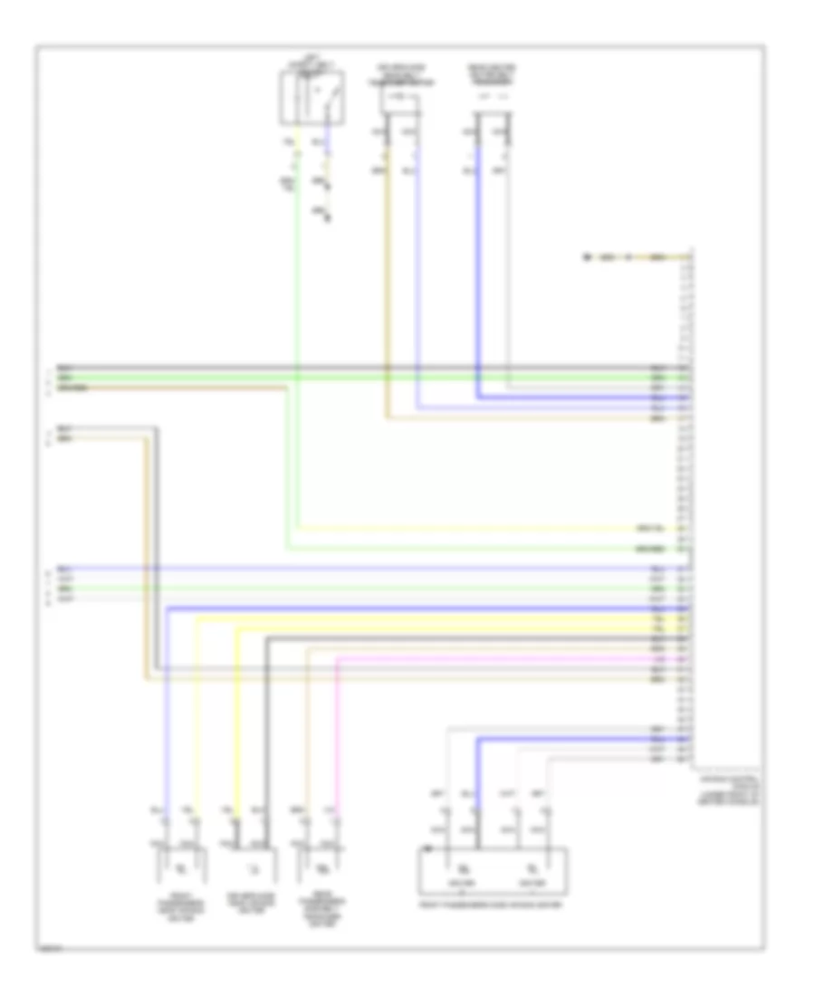 Supplemental Restraints Wiring Diagram 3 of 3 for Audi A6 3 0T Quattro 2010