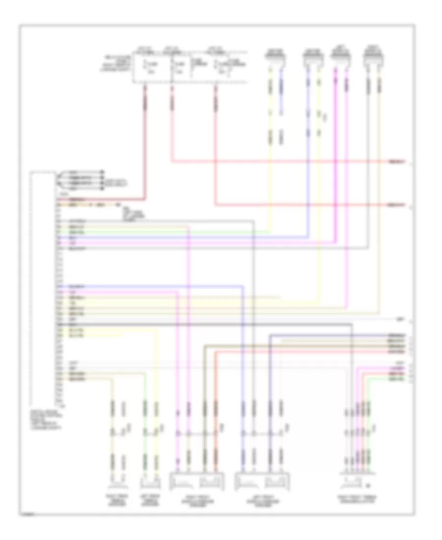 Radio Wiring Diagram, with Bang  Olufson Sound (1 of 3) for Audi A6 Premium 2014