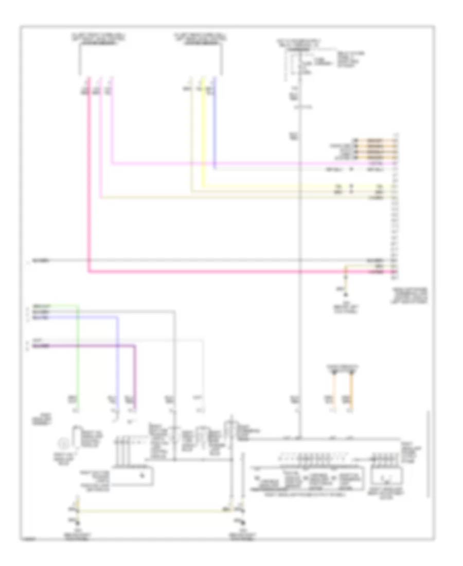 Headlights Wiring Diagram, with HID with Bi-Xenon Headlights (2 of 2) for Audi A6 Premium 2014