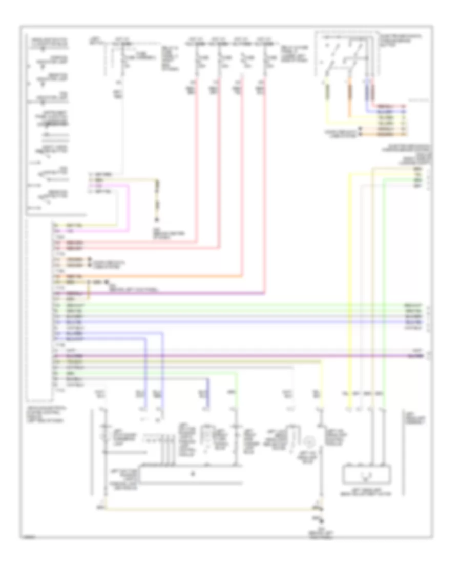 Headlights Wiring Diagram with HID without Bi Xenon Headlights 1 of 2 for Audi A6 Premium 2014