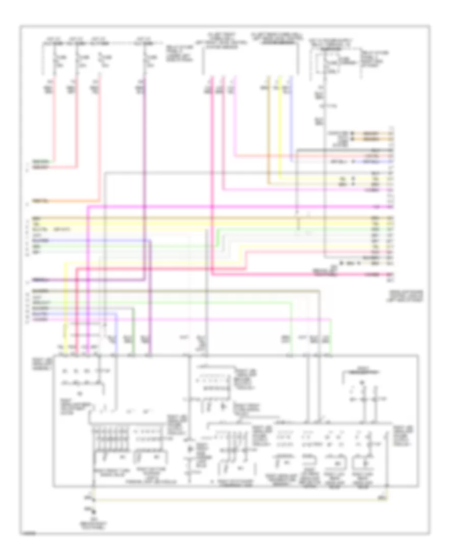 Headlights Wiring Diagram, without HID with Cornering Headlights (2 of 2) for Audi A6 Premium 2014