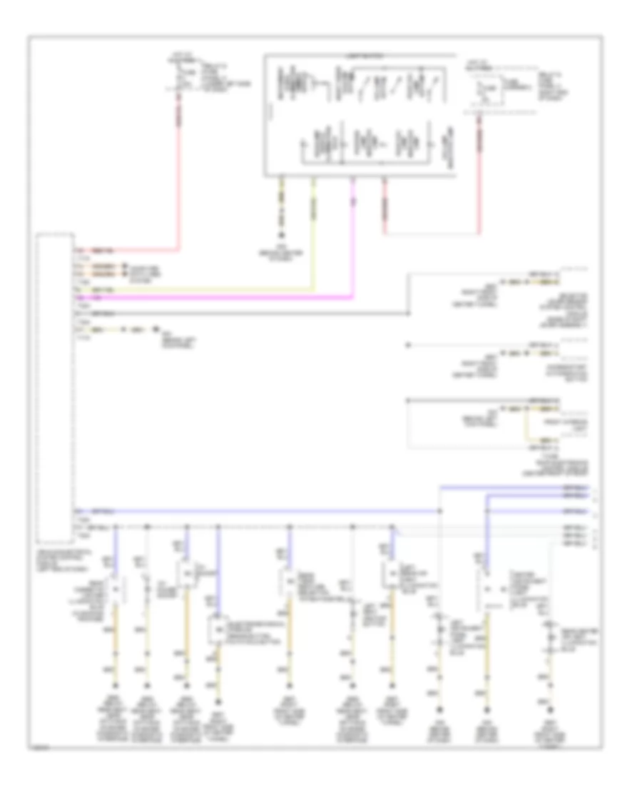 Instrument Illumination Wiring Diagram (1 of 4) for Audi A6 Premium 2014