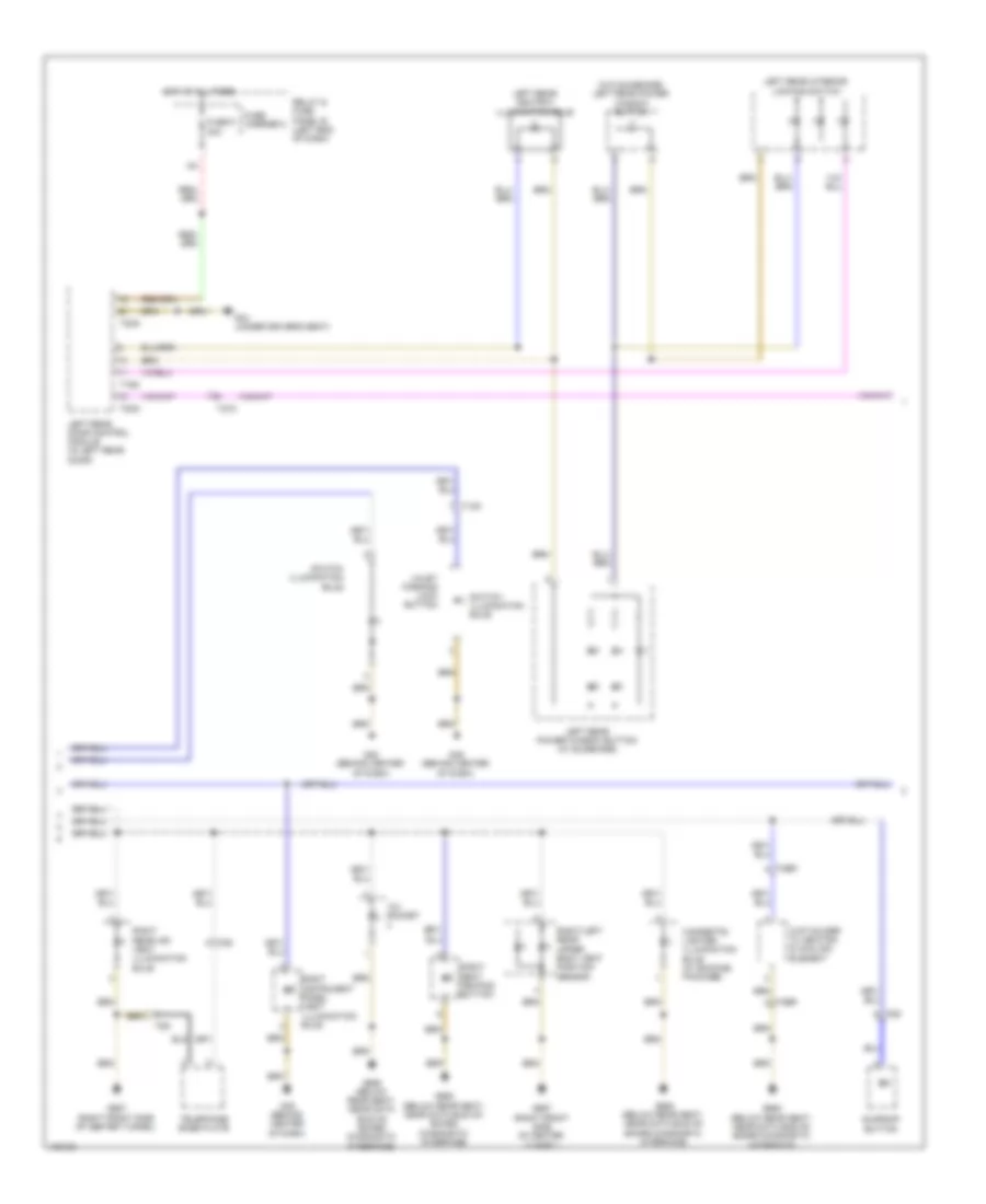 Instrument Illumination Wiring Diagram (2 of 4) for Audi A6 Premium 2014