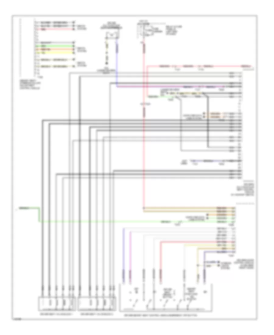 Memory Seat Wiring Diagram (2 of 4) for Audi A6 Premium 2014