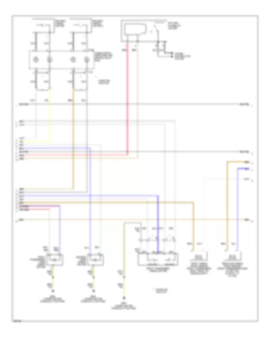 Supplemental Restraints Wiring Diagram (2 of 3) for Audi A8 Quattro 2007