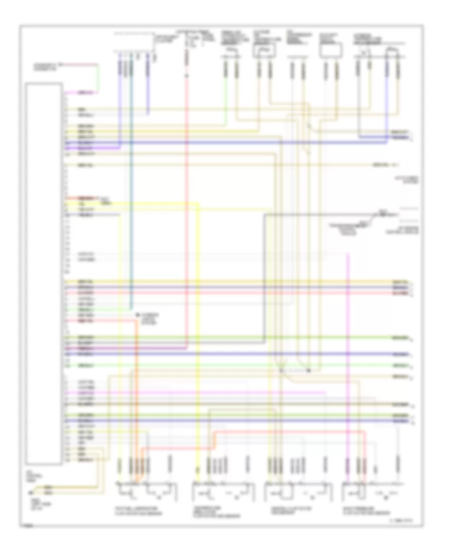 Automatic A C Wiring Diagram 1 of 2 for Audi A4 Quattro 1996