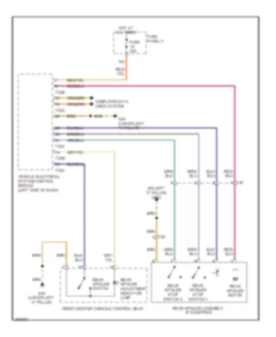 Active Bodyworks Wiring Diagram for Audi TT RS 2012