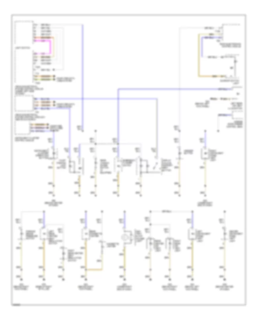 Instrument Illumination Wiring Diagram (1 of 2) for Audi A6 3.2 2010
