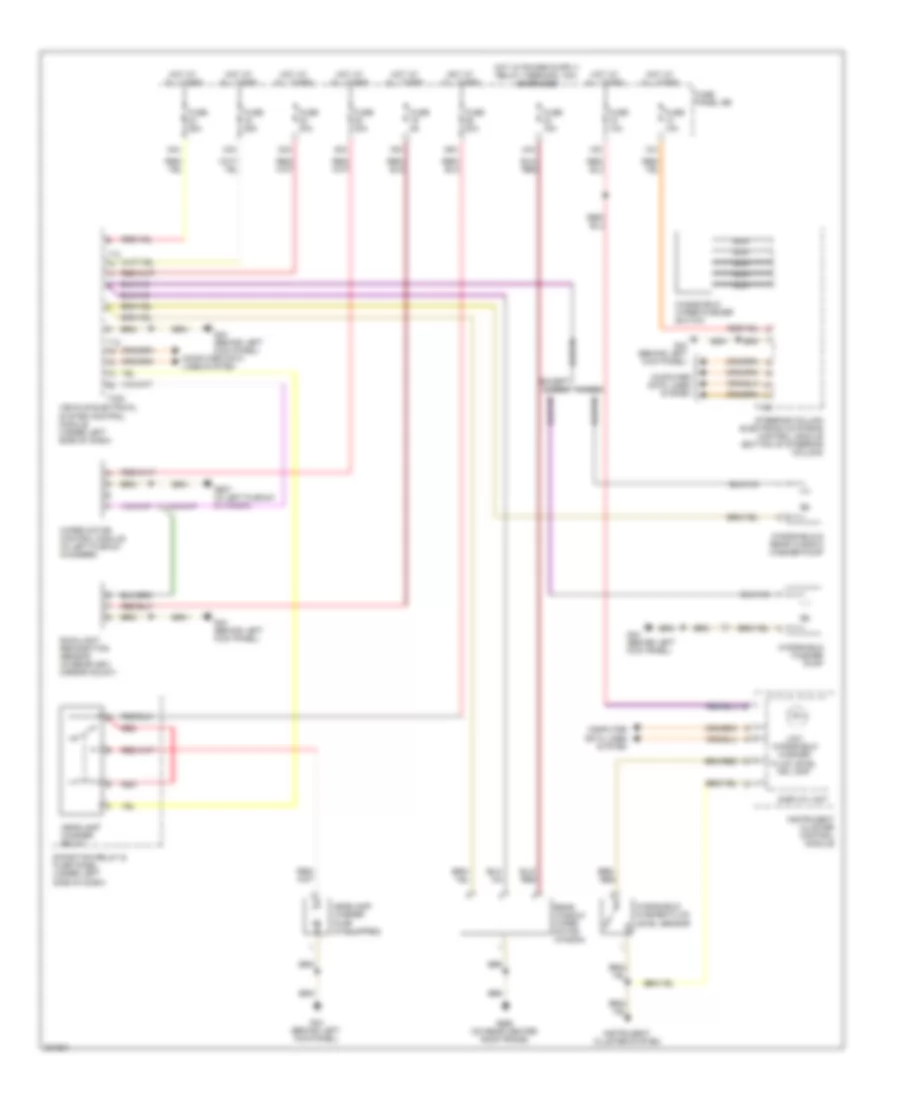 WiperWasher Wiring Diagram for Audi A6 3.2 2010