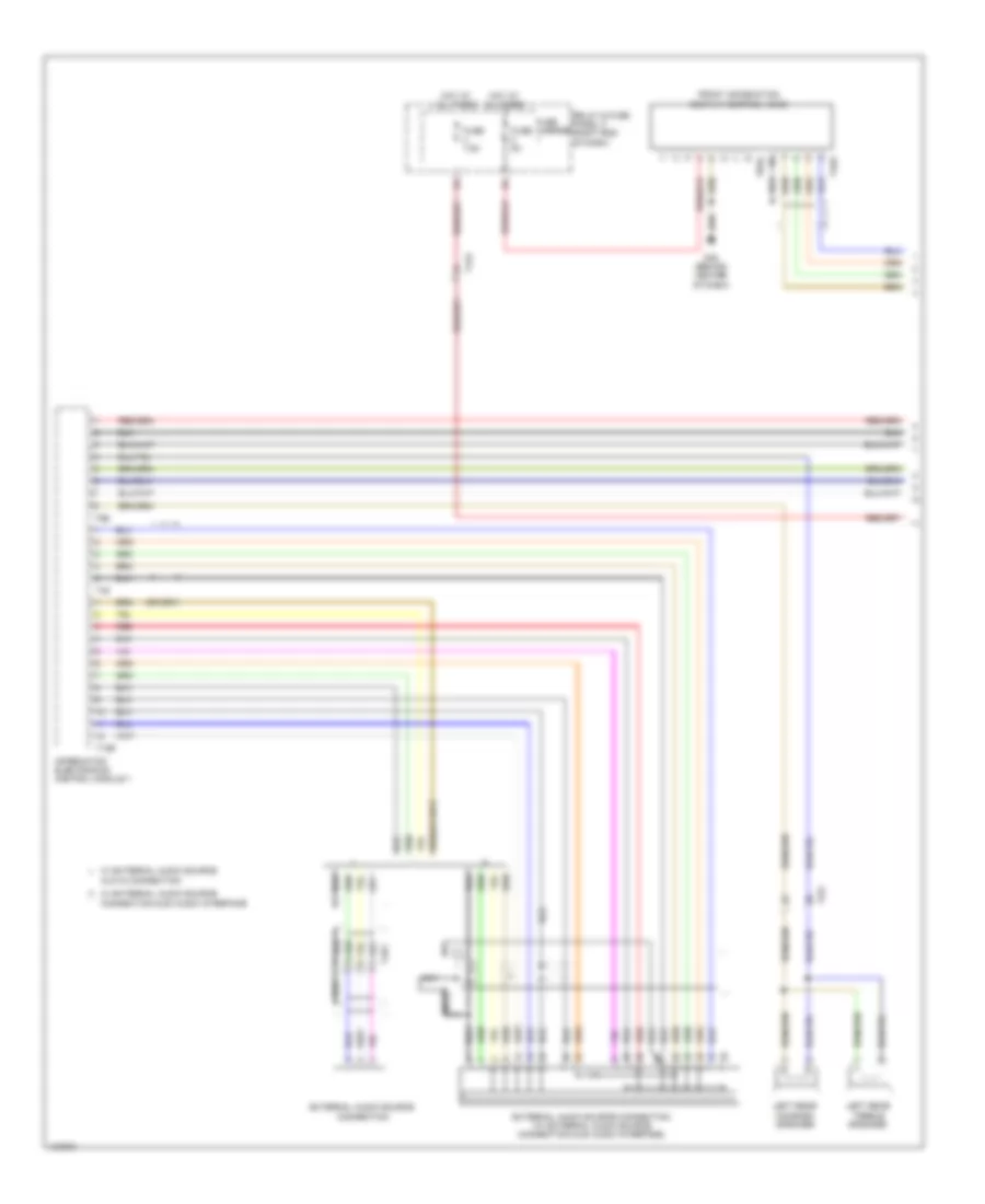 Multimedia Interface Wiring Diagram, with Radio Plus (1 of 3) for Audi A6 Premium Plus 2014