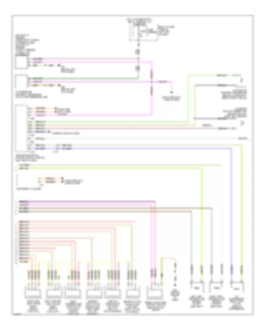 Automatic AC Wiring Diagram, Comfort (2 of 4) for Audi A6 Premium Plus 2014