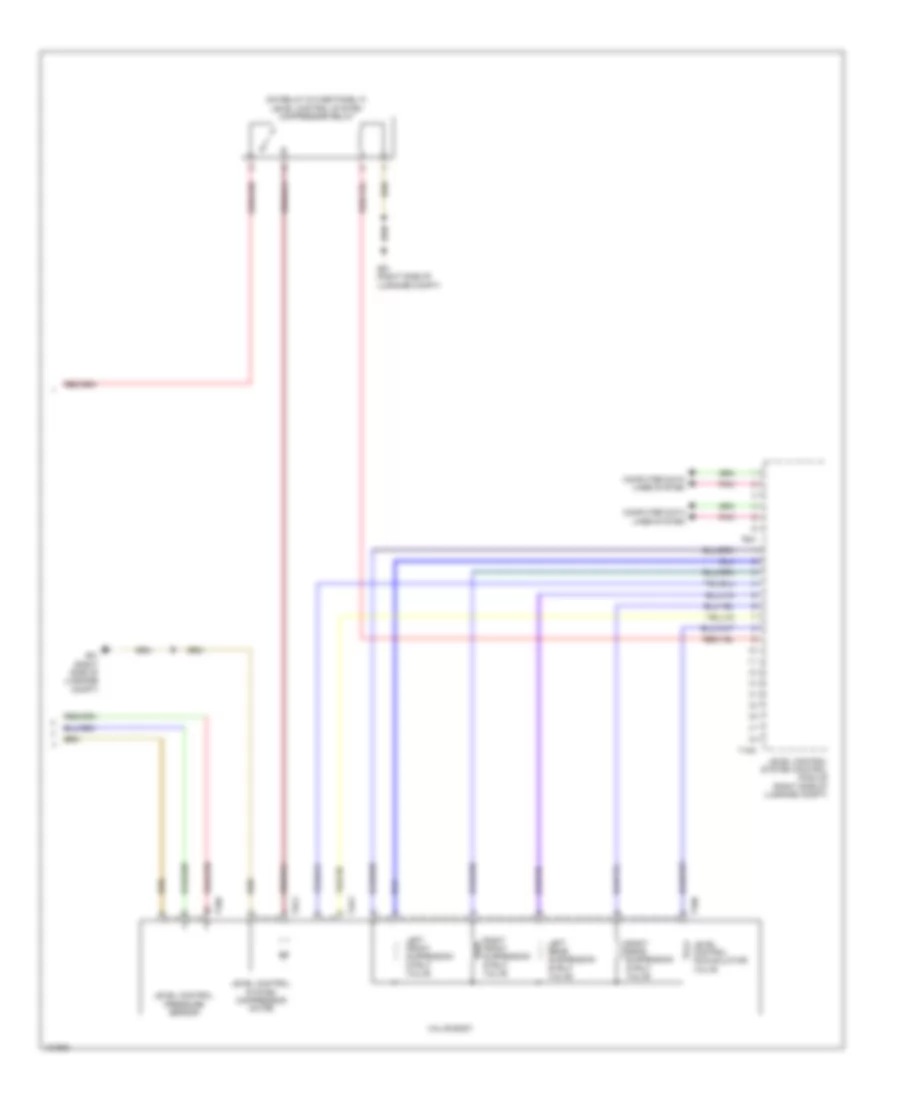 Electronic Suspension Wiring Diagram 2 of 2 for Audi A6 Premium Plus 2014