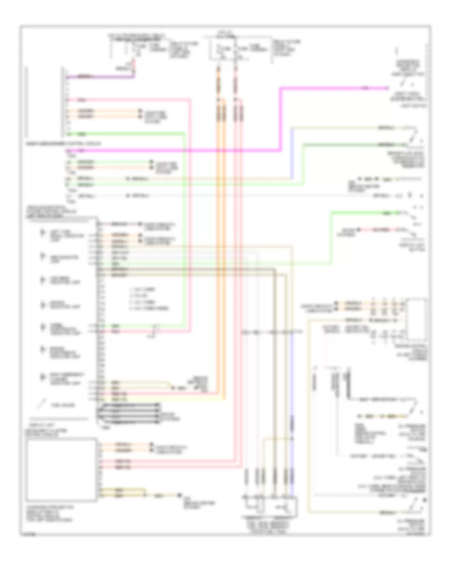 Instrument Cluster Wiring Diagram for Audi A6 Premium Plus 2014