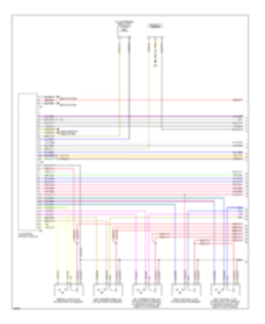 Automatic AC Wiring Diagram (1 of 4) for Audi Q7 3.6 2007
