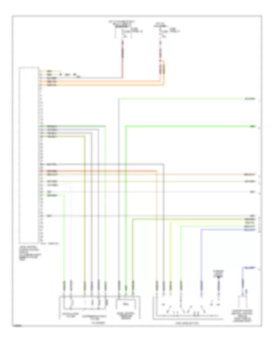 Electronic Suspension Wiring Diagram 1 of 3 for Audi Q7 3 6 2007