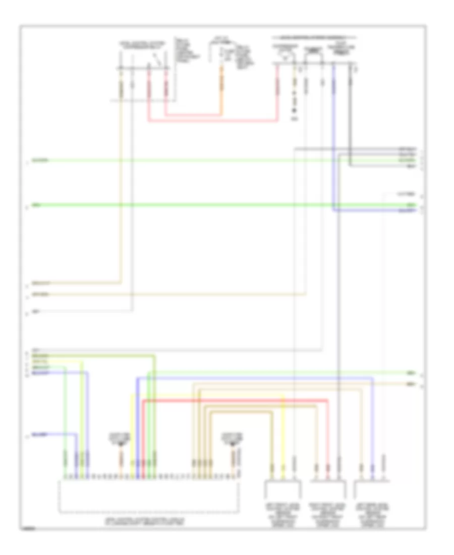 Electronic Suspension Wiring Diagram (2 of 3) for Audi Q7 3.6 2007