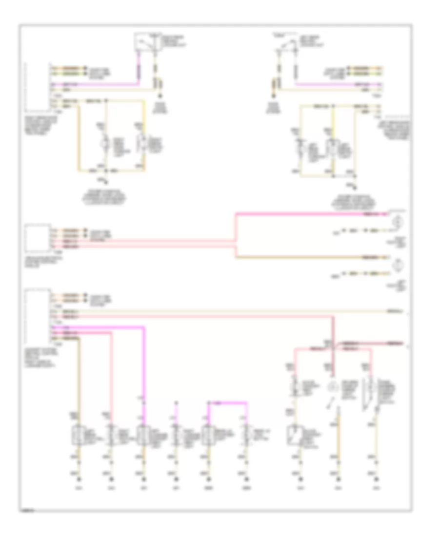 Courtesy Lamps Wiring Diagram 1 of 2 for Audi Q7 3 6 2007
