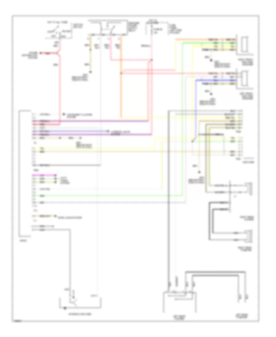 Radio Wiring Diagram Wagon with Bose for Audi A6 1996
