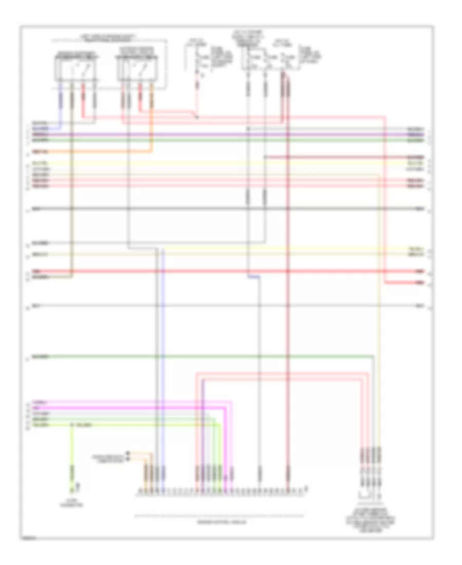 2.5L Turbo, Engine Performance Wiring Diagram (3 of 6) for Audi TT S 2012