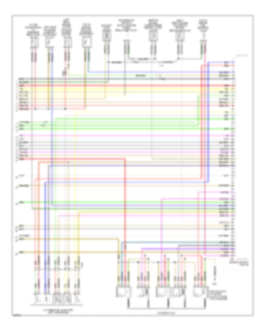 2.5L Turbo, Engine Performance Wiring Diagram (6 of 6) for Audi TT S 2012