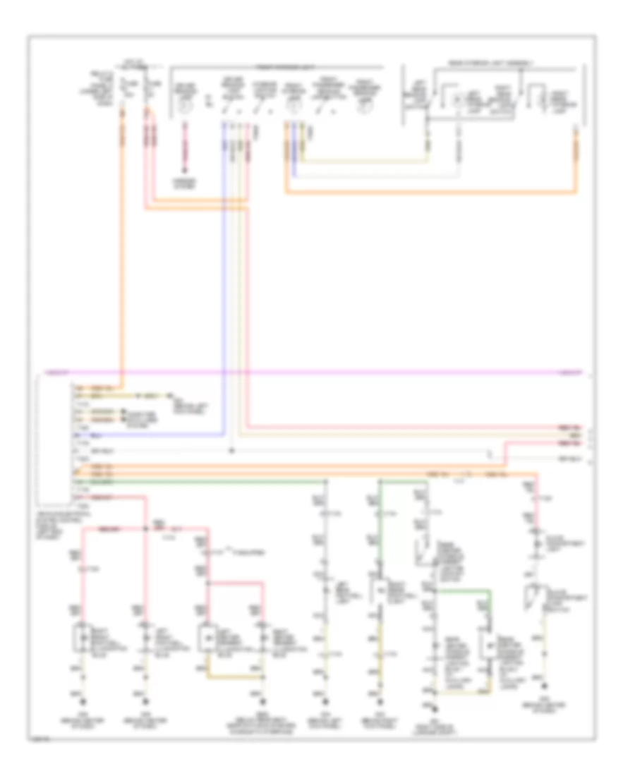 Courtesy Lamps Wiring Diagram (2 of 6) for Audi A6 Quattro Premium 2014
