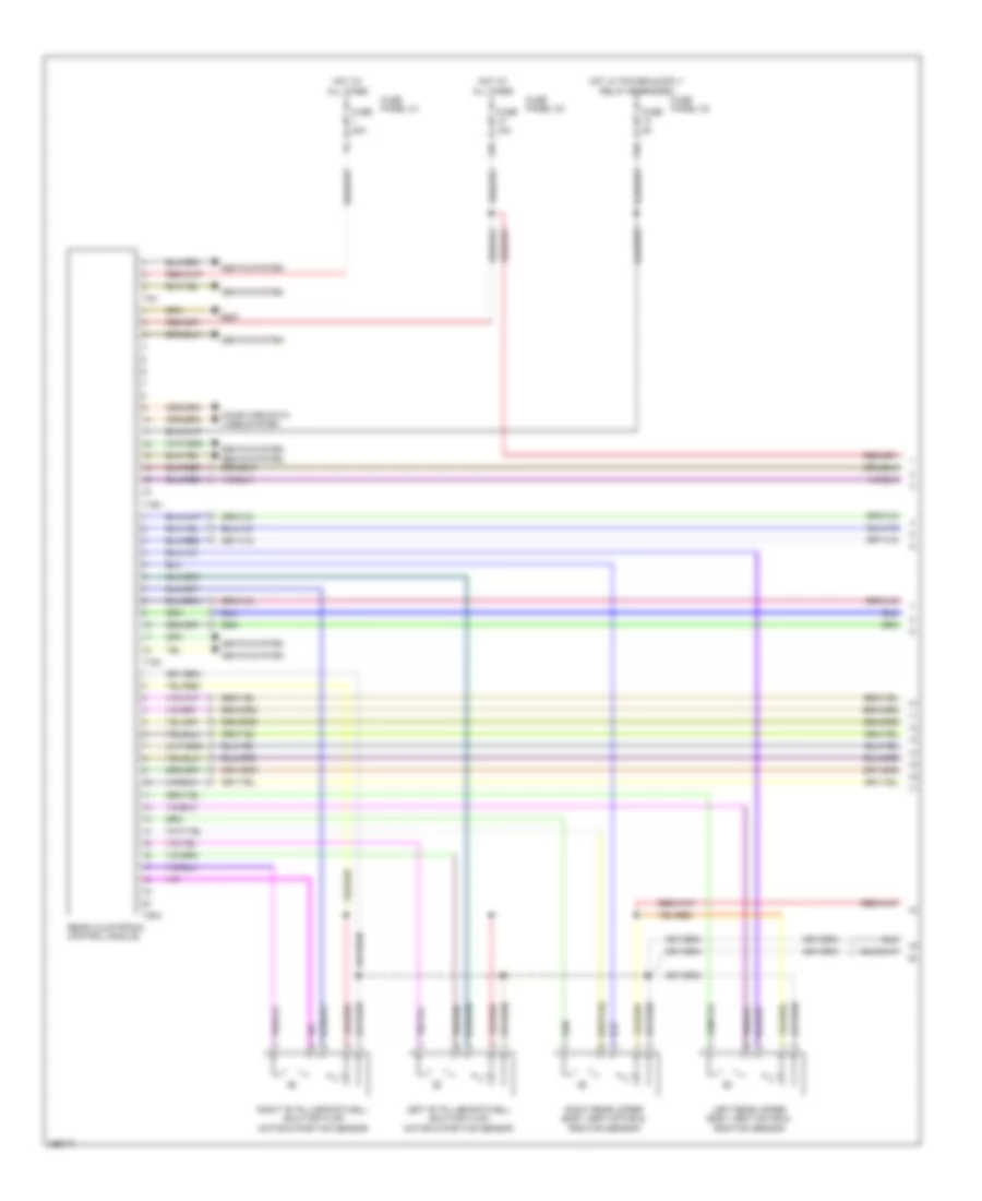 Rear AC Wiring Diagram (1 of 2) for Audi Q7 4.2 2007