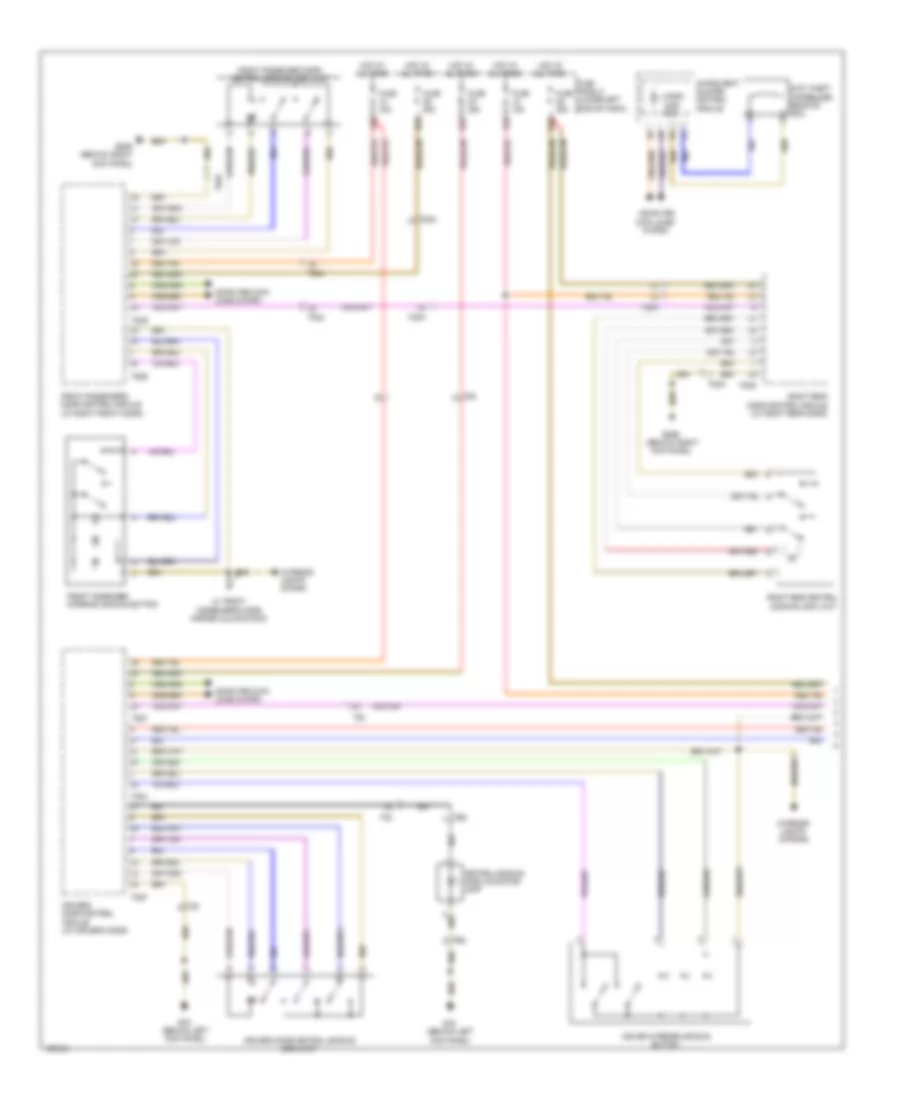 Anti theft Wiring Diagram 1 of 2 for Audi A3 Premium 2013