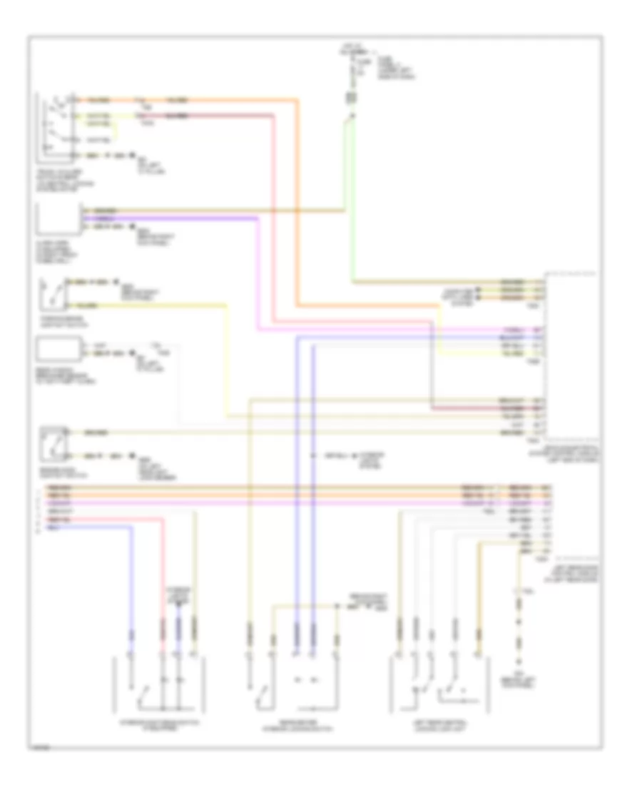 Anti theft Wiring Diagram 2 of 2 for Audi A3 Premium 2013