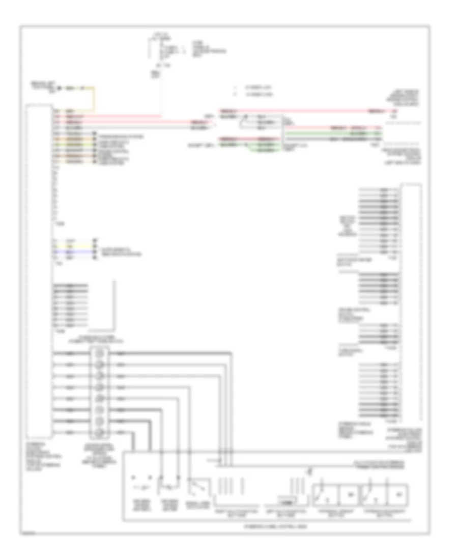 Steering Column Electronic Systems Control Module Wiring Diagram for Audi A3 Premium 2013