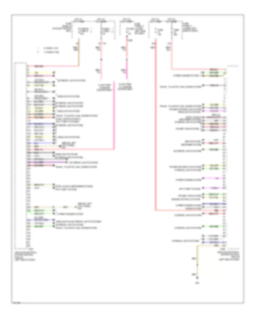 Vehicle Electrical System Control Module Wiring Diagram 1 of 2 for Audi A3 Premium 2013