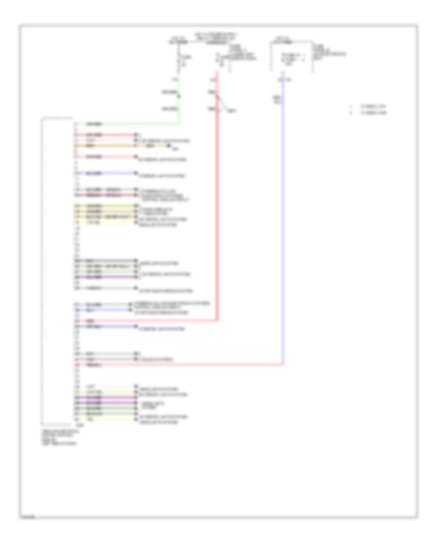 Vehicle Electrical System Control Module Wiring Diagram 2 of 2 for Audi A3 Premium 2013