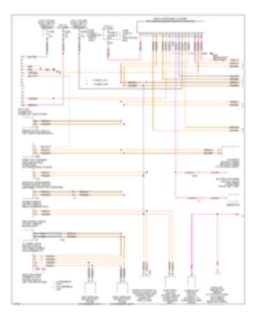 Computer Data Lines Wiring Diagram 1 of 2 for Audi A3 Premium 2013